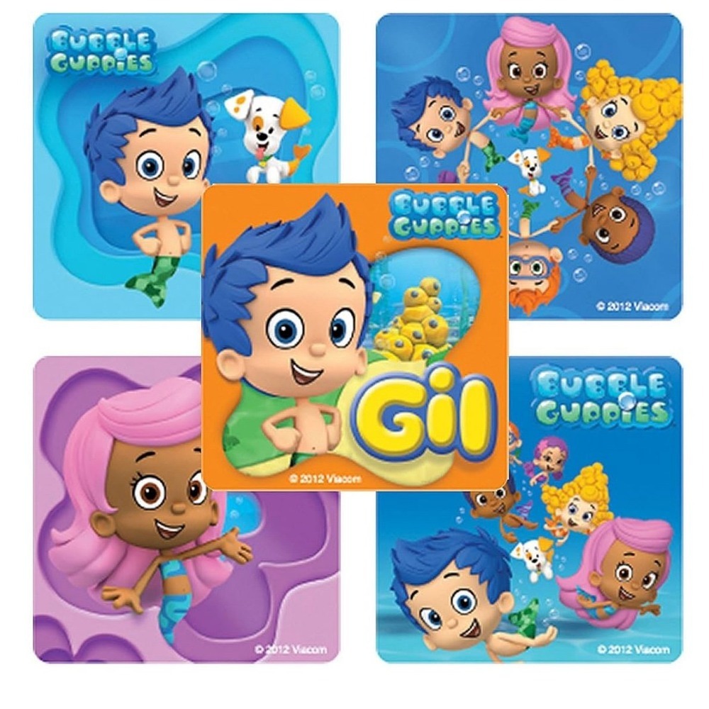 Bubble guppies smile‎ makers stickers 50